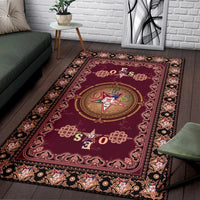 Wonder Print Shop Area Rug Shield Of Order Of Eastern Star OES LT10 - Wonder Print Shop