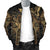 Viking Men's Bomber Jacket - Odin's Celtic Raven Tattoo RLT12 - Wonder Print Shop