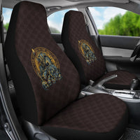 Viking Car Seat Covers Warrior Viking Shield Skull RLT12 - Wonder Print Shop