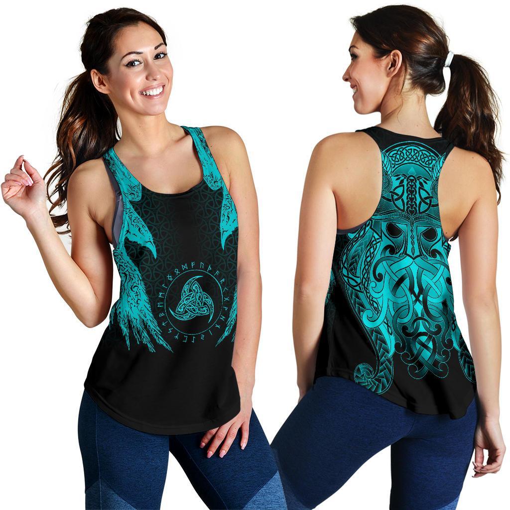 Viking Women's Racerback Tank Muninn RLT12 - Wonder Print Shop