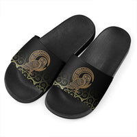 viking-slide-sandals-owl-celtic-on-triskels-background