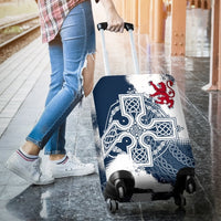 Scotland Luggage Cover Scottish Celtic Cross - Wonder Print Shop