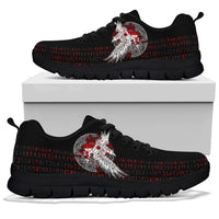Viking Sneakers - Mystical Raven Tattoo Blood RLT12 - Wonder Print Shop