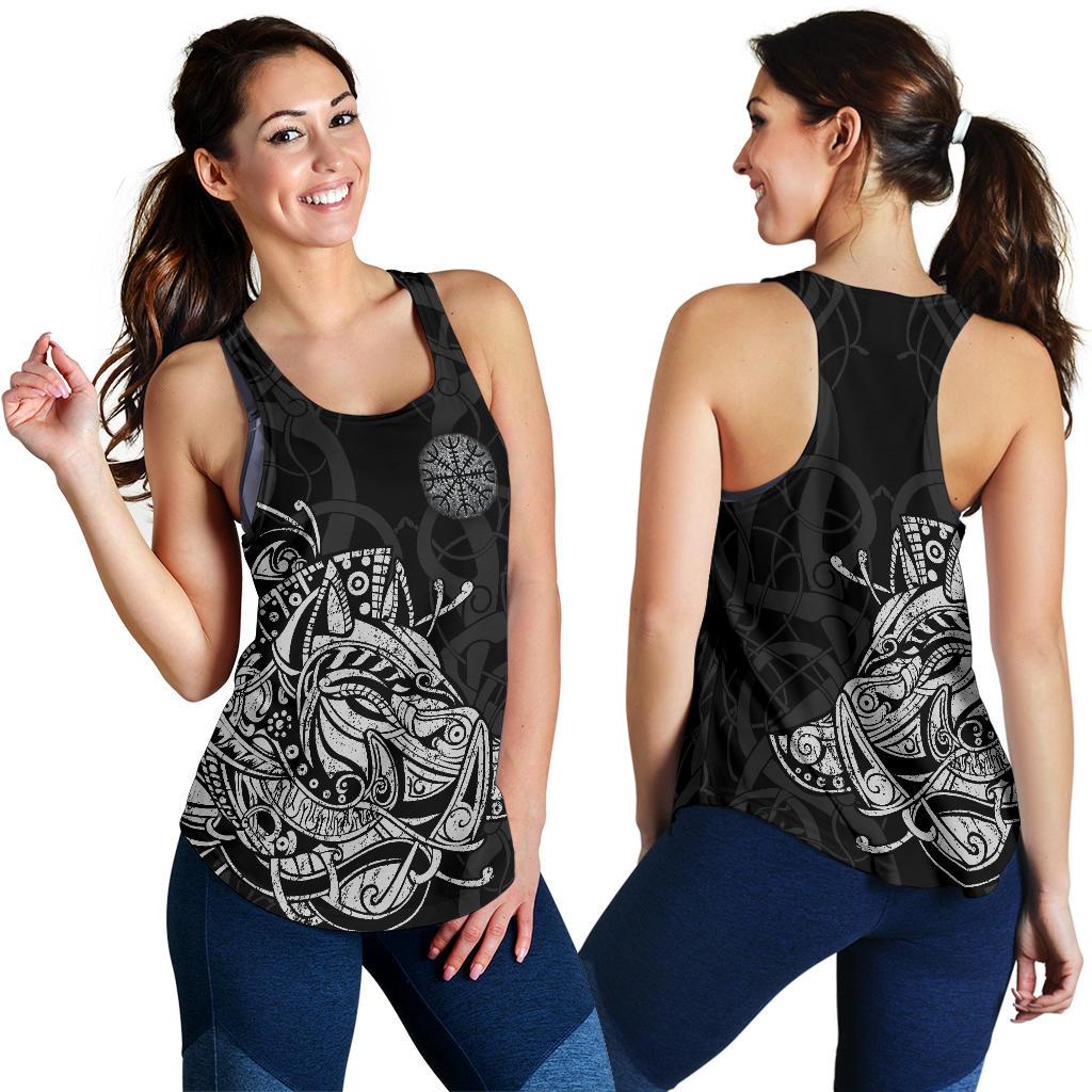 Viking Boar Women's Racerback Tank RLT12 - Wonder Print Shop