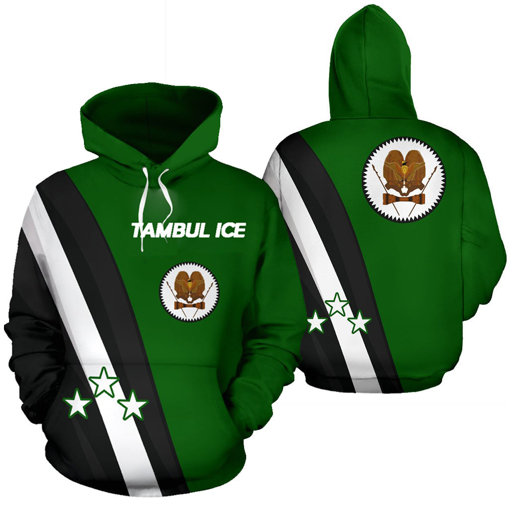TAMBUL ICE Papua New Guinea Hoodie - Wester Highlands Flag - Wonder Print Shop