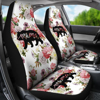 Mama Bear Flower Rose Car Seat Covers LT10 - Wonder Print Shop
