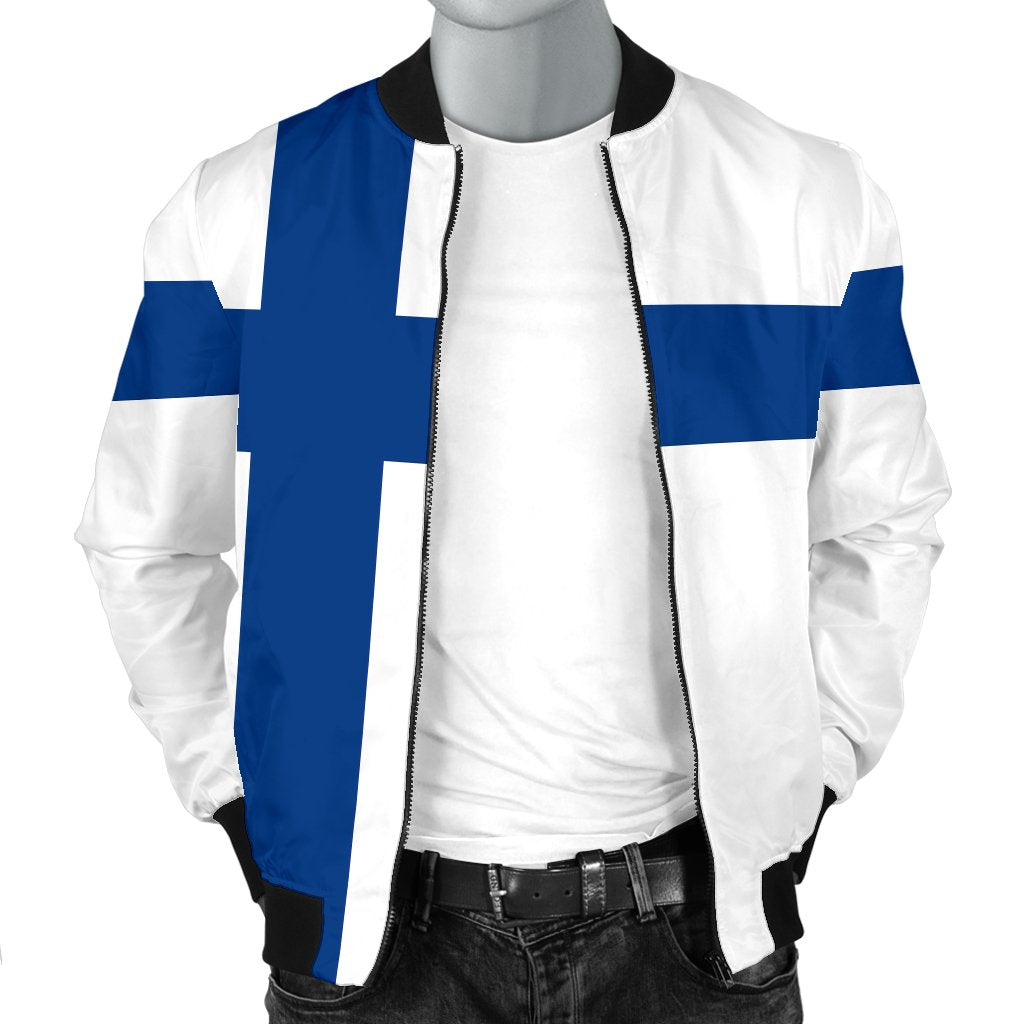 Finland Men's Bomber Jacket Original Flag - Wonder Print Shop