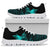 Viking Sneakers - The Raven Of Odin Rune Cyan RLT12 - Wonder Print Shop
