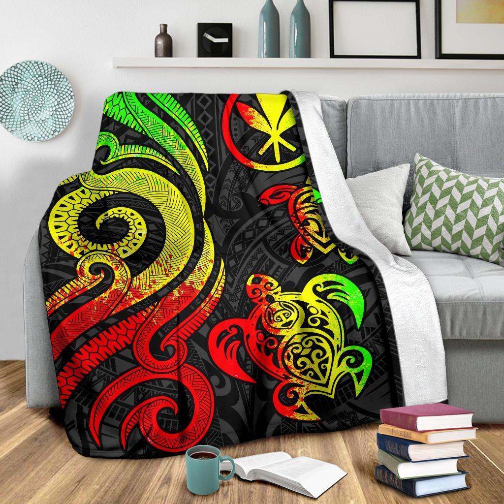 polynesian-hawaii-premium-blanket-reggae-tentacle-turtle