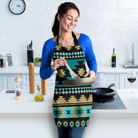 native-american-green-ethnic-aztec-pattern-apron