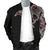 Viking Raven Tatoo Blood Men's Bomber Jacket A15 RLT12 - Wonder Print Shop