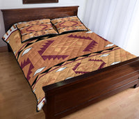 Pink Purple Pattern Native American Quilt Bed Set LT10 - Wonder Print Shop