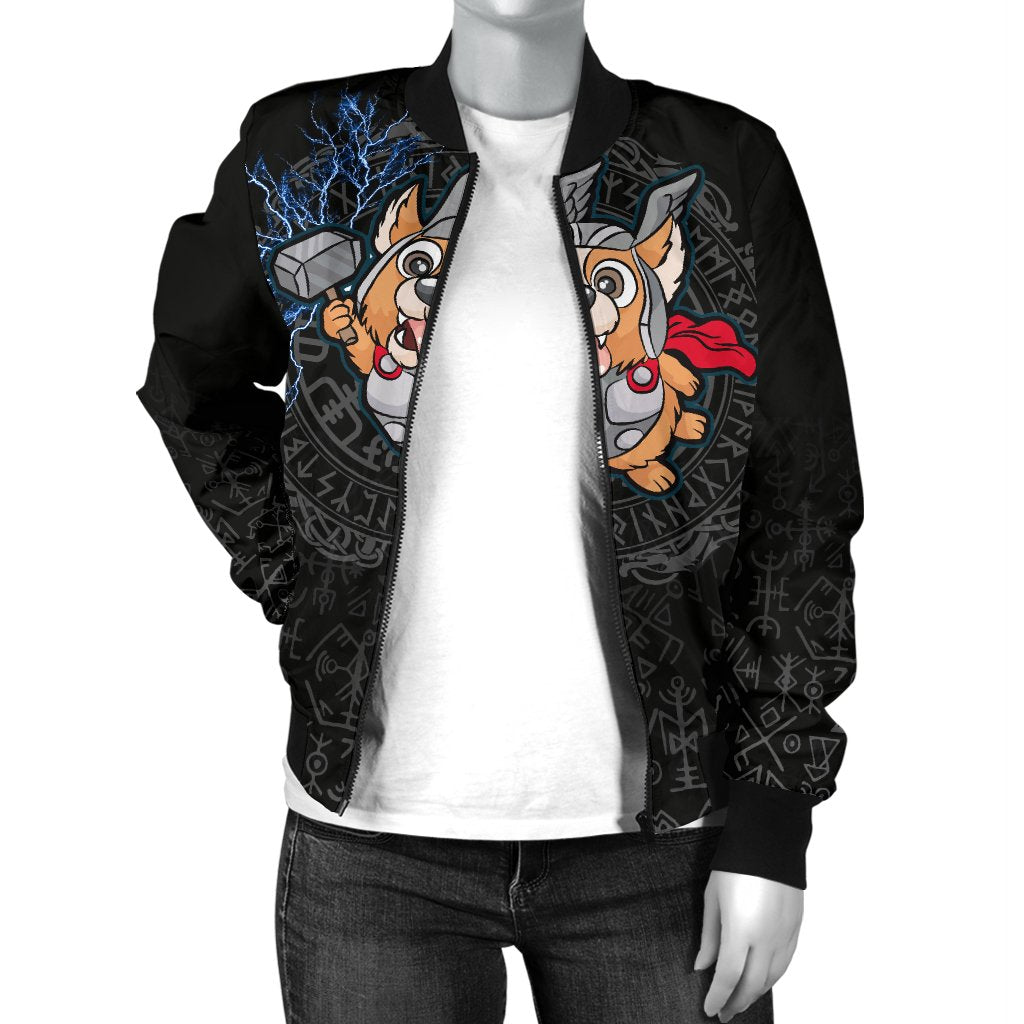 Viking Women's Bomber Jacket - Thorgi RLT12 - Wonder Print Shop