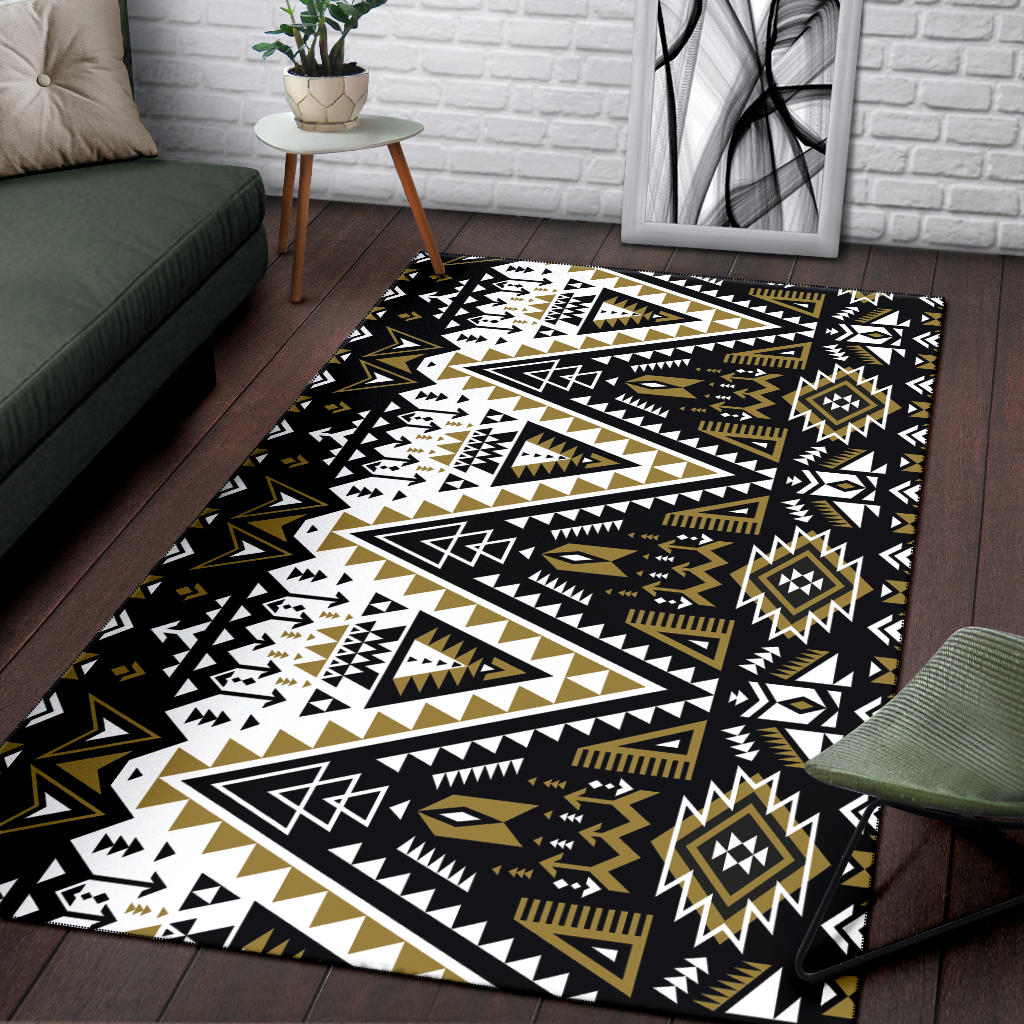 Retro Color Tribal Area Rug LT10 - Wonder Print Shop