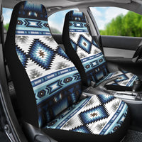 Blue Colors Pattern Car Seat Covers LT10 - Wonder Print Shop