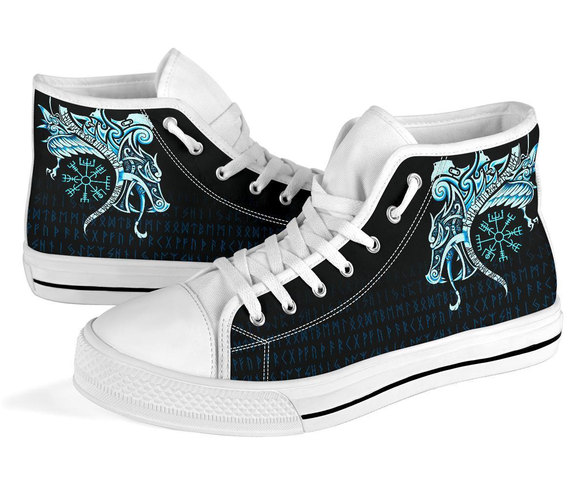 viking-high-top-shoes-fenrir-raven-and-vegvisir-tattoo-cyan