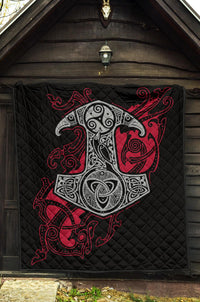 Viking Hammer Mjollnir Premium Quilt RLT12 - Wonder Print Shop