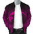 Viking Men's Bomber Jacket, Ethnic Odin Raven Pink RLT12 - Wonder Print Shop