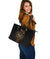 Viking Large Leather Tote Odin's Celtic Raven Tattoo RLT12 - Wonder Print Shop