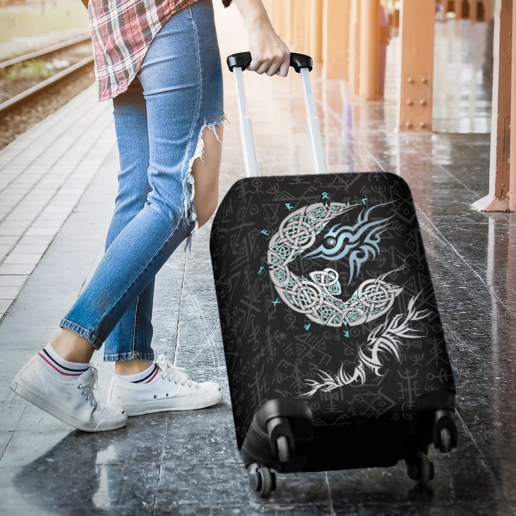 Viking Fenrir Wolf Luggage Covers RLT12 - Wonder Print Shop