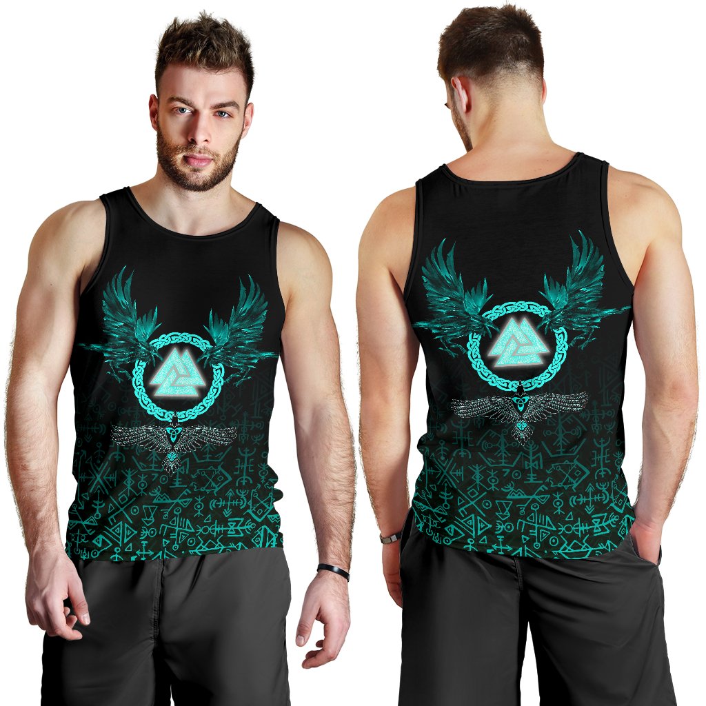 viking-mens-tank-top-three-raven-and-valknut-cyan