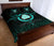 Viking Quilt Bed Set Three Raven and Valknut Cyan RLT12 - Wonder Print Shop
