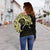 Viking Off Shoulder Sweater, Fenrir Raven and Vegvisir Tattoo Yellow RLT12 - Wonder Print Shop
