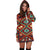 Tribe Ethnic Red Pattern Native American Hoodie Dress LT10 - Wonder Print Shop