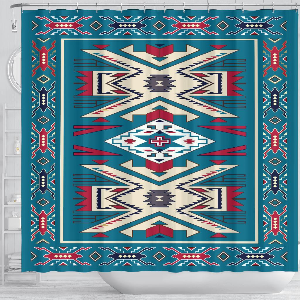 pink-blue-coloful-design-native-american-shower-curtain