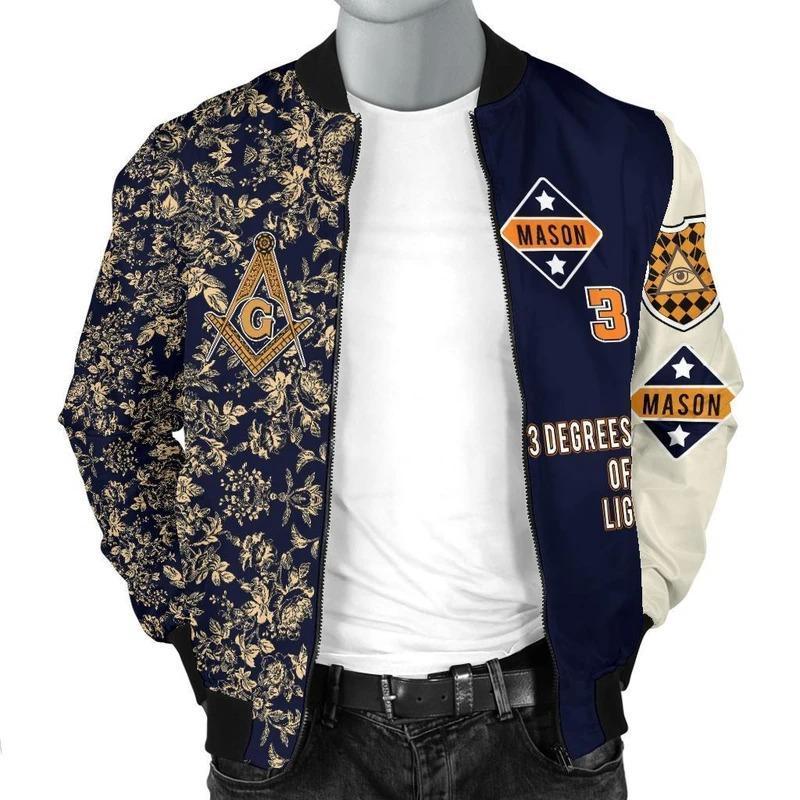 African Jacket - Freemasonry 1 Bomber Jacket - Wonder Print Shop