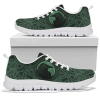 Viking Sneakers, Ethnic Odin Raven Green RLT12 - Wonder Print Shop