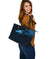 Viking Large Leather Tote, Fenrir Wolf RLT12 - Wonder Print Shop