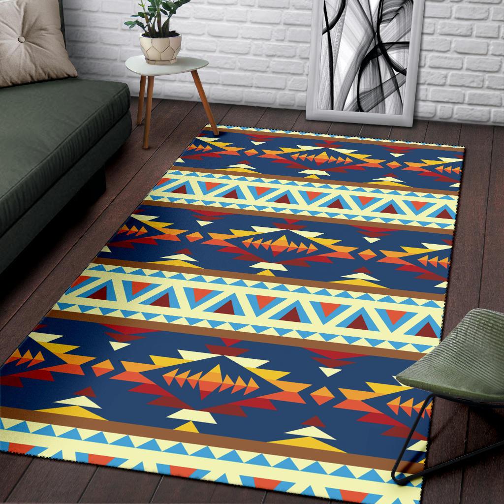 Indigenous Tribes Design Native American Area Rug LT10 - Wonder Print Shop