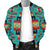 Blue Native Tribes Pattern Native American Men's Bomber Jacket LT10 - Wonder Print Shop
