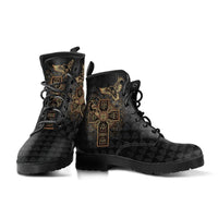 viking-leather-boots-odins-celtic-raven-tattoo