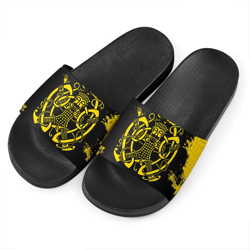 viking-slide-sandals-loki-bound-triskele-rune-gold