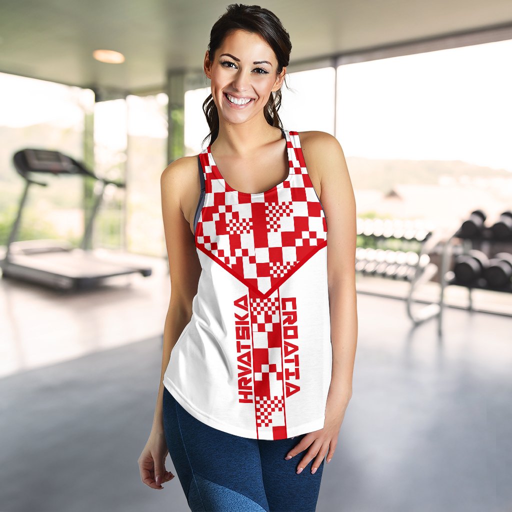 Croatia Racerback Tank - Croatian Team - Wonder Print Shop