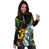 Ethiopia Emperor Haile Selassie Hoodie Dress - Wonder Print Shop