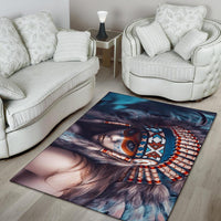 3D Native Girl Native American Area Rug LT10 - Wonder Print Shop