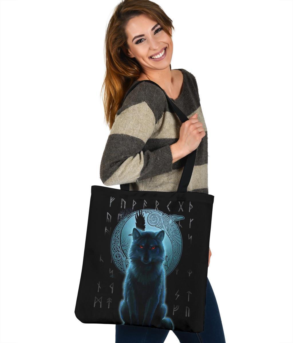 viking-tote-bag-fenrir-viking-wolf-and-moon