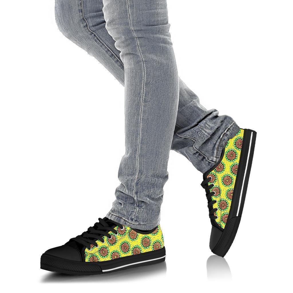 african-shoes-ankara-green-spirals-low-top