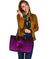 Viking Large Leather Tote Bag, Ethnic Odin Raven Pink RLT12 - Wonder Print Shop