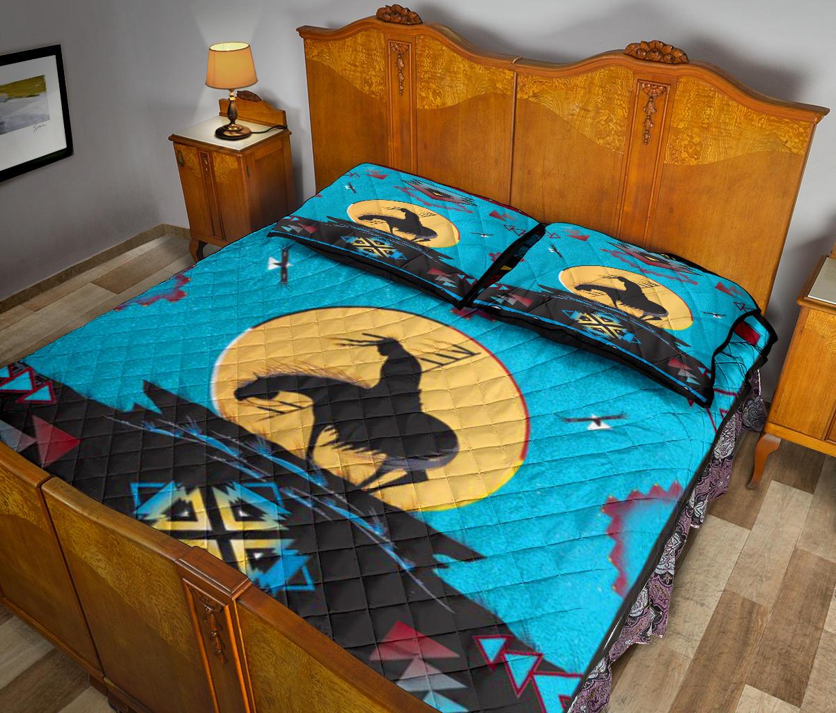 Trail Of Tear Native American Quilt Bed Set LT10 - Wonder Print Shop