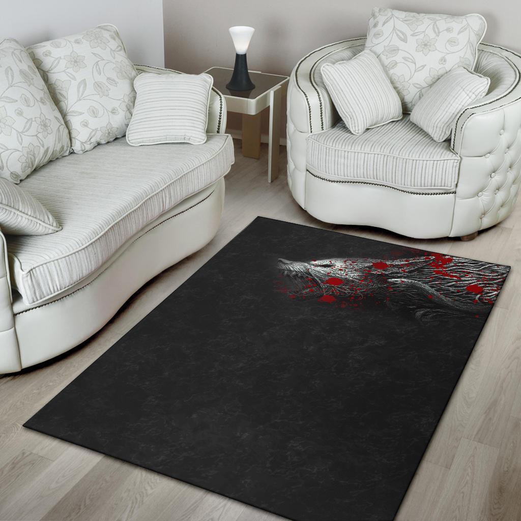 Viking Area Rug, Fenrir Blood RLT12 - Wonder Print Shop