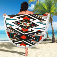 Tribal Colorful Native American Pride Beach Blanket LT10 - Wonder Print Shop