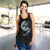Viking Fenrir Wolf Women's Racerback Tank RLT12 - Wonder Print Shop