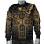 Viking Men's Bomber Jacket - Odin's Celtic Raven Tattoo RLT12 - Wonder Print Shop