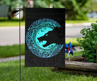 Viking Flag Fenrir Norse Wolf RLT12 - Wonder Print Shop