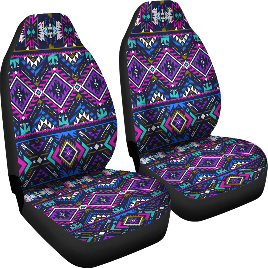 Purple Tribe Pattern Car Seat Covers LT10 - Wonder Print Shop