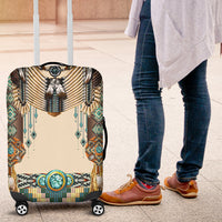 Brown Pattern Breastplate Native American Luggage Covers LT10 - Wonder Print Shop